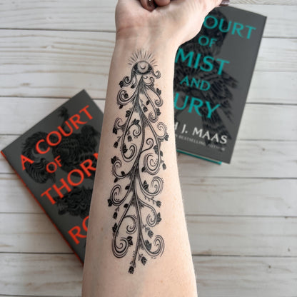 ACOTAR Temporary Tattoos | Feyre Cosplay Sheet