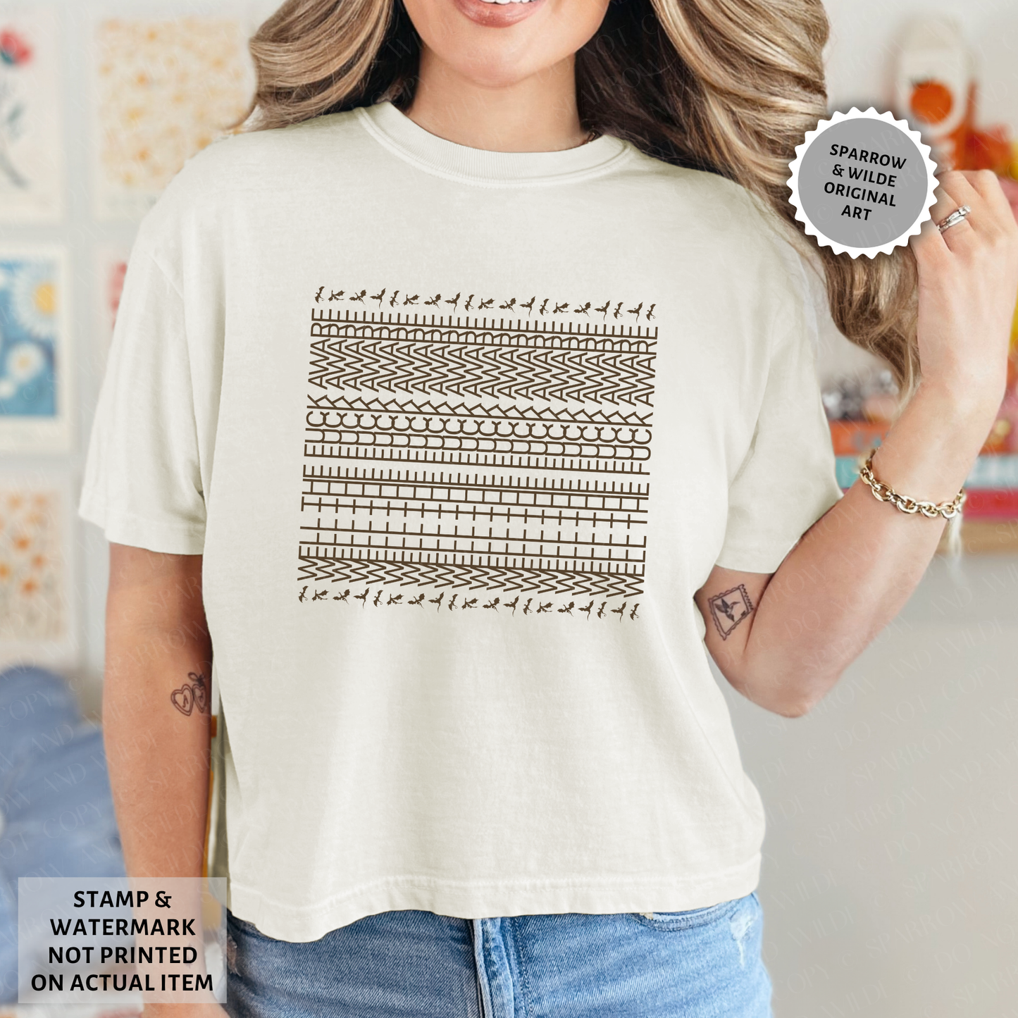 Well the Fuck Aware Hidden Message | Empyrean Crop Top