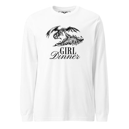 Girl Dinner - Dragon Long Sleeve T-Shirt - M - FINAL SALE