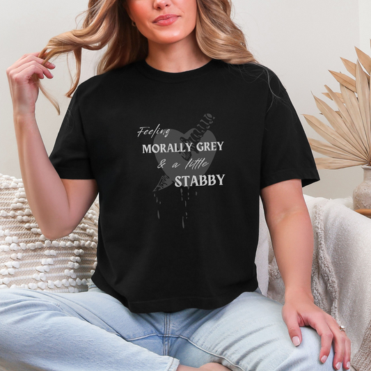 Morally Grey | Crop Top