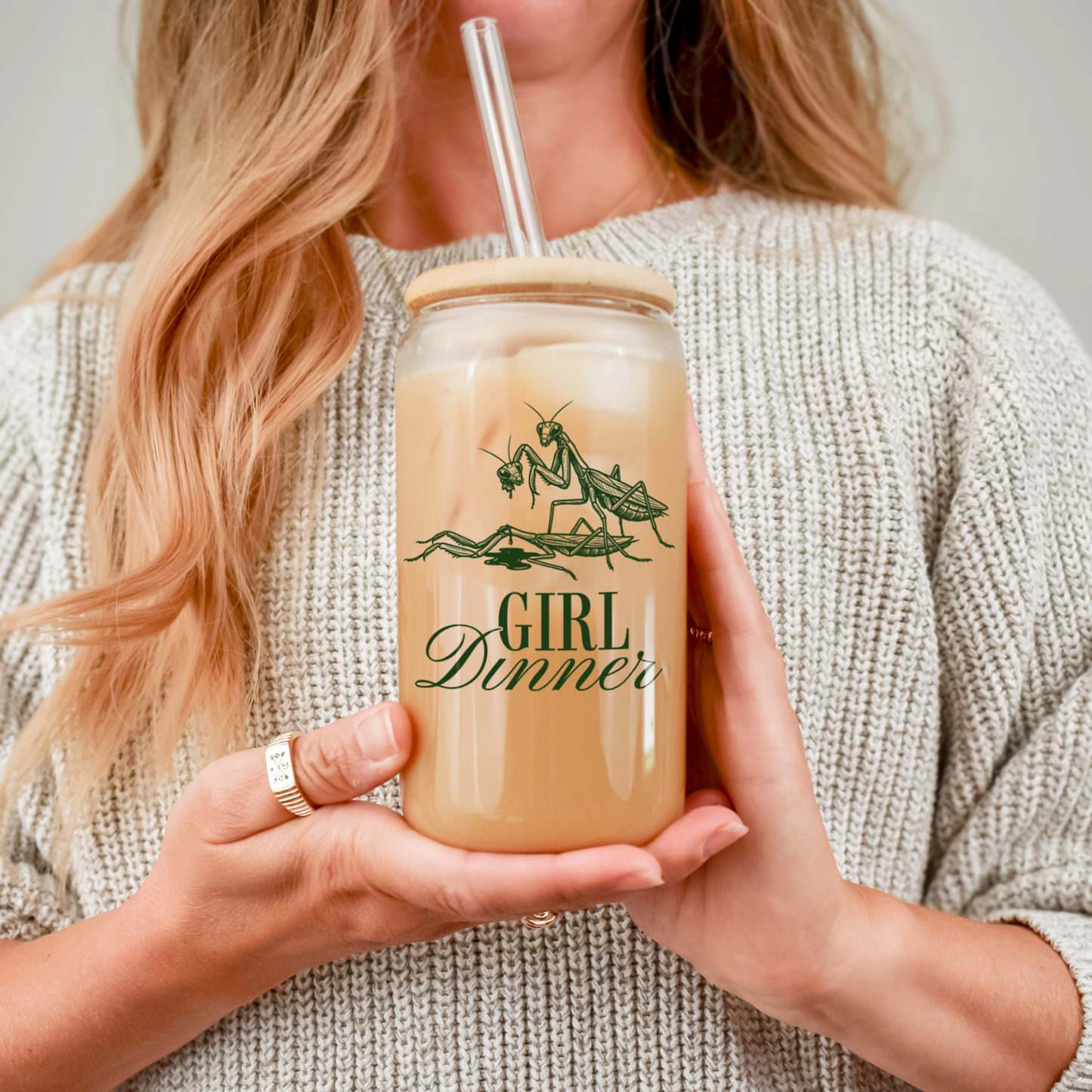 Mantis | Girl Dinner Sipper Glass