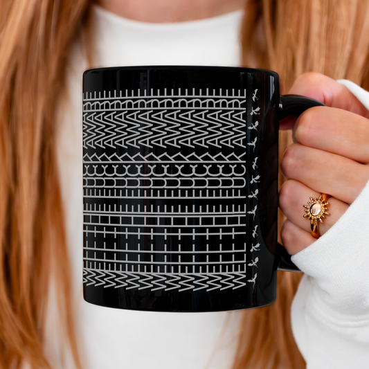 Well the Fuck Aware Hidden Message | Black Empyrean Mug