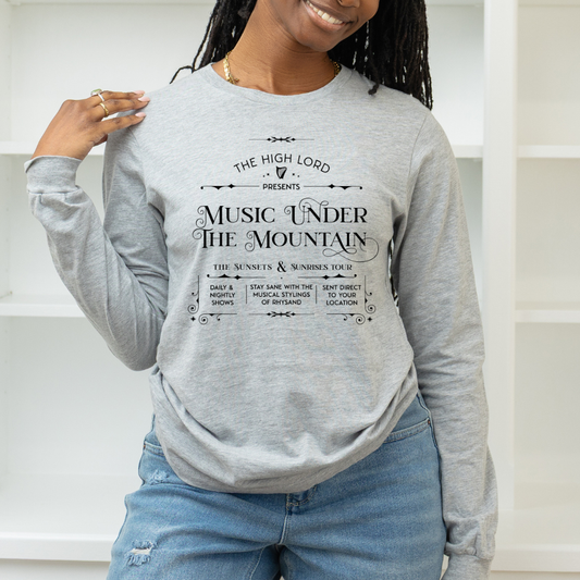 Music Under the Mountain | ACOTAR Long Sleeve Tee