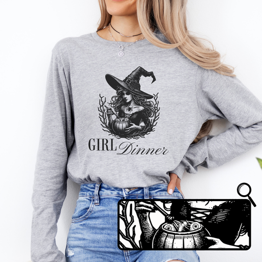 Witch | Girl Dinner Long Sleeve Tee