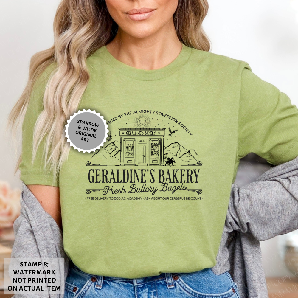Geraldine's Bakery | Zodiac Academy T-Shirt