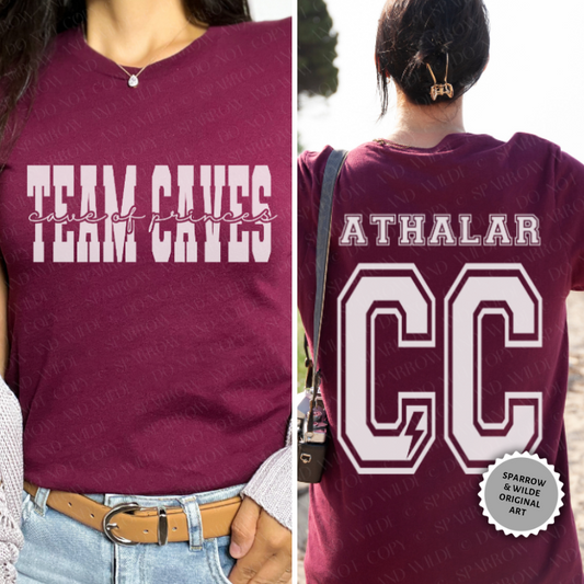 Wear Your Player - Team Caves - Athalar | Crescent City T-Shirt