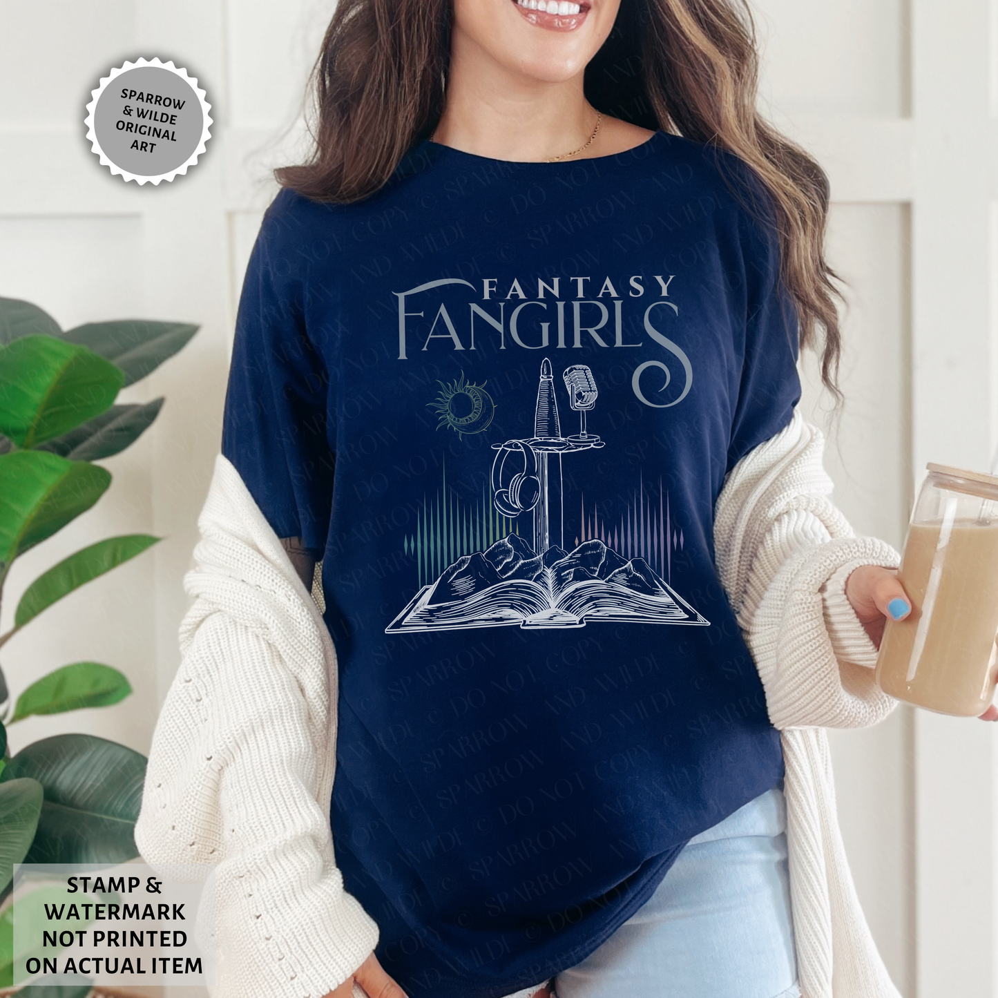 A Court of Mics and Headphones | Fantasy Fangirls T-Shirt