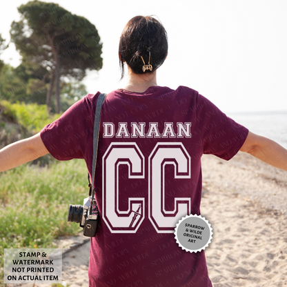 Wear Your Player - Team Archives - Danaan | Crescent City T-Shirt | Back Print Only