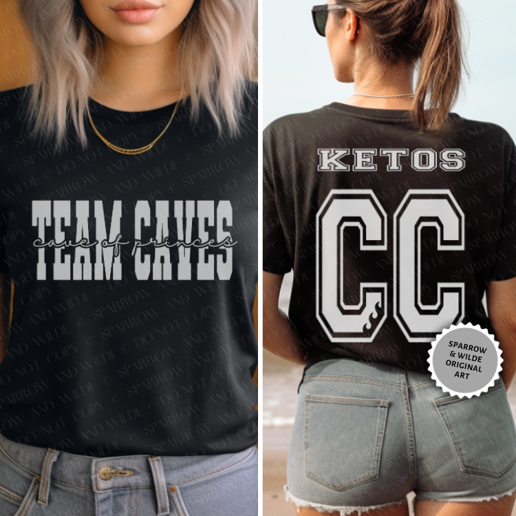 Wear Your Player - Team Caves - Ketos | Crescent City T-Shirt