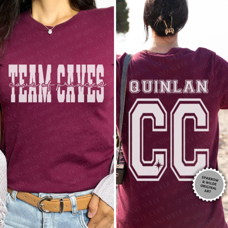 Wear Your Player - Team Caves - Quinlan | Crescent City T-Shirt