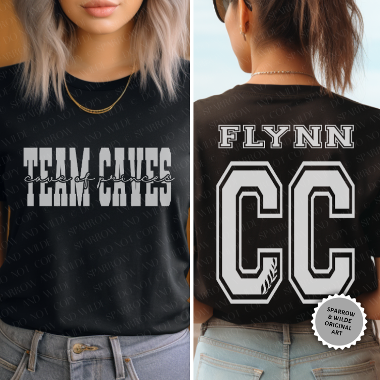 Wear Your Player - Team Caves - Flynn | Crescent City T-Shirt