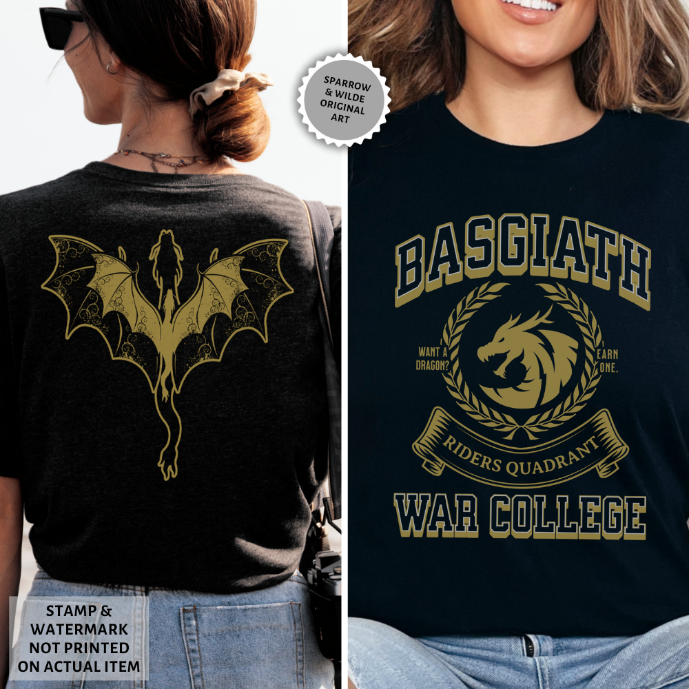 Basgiath - Back | Empyrean T-Shirt
