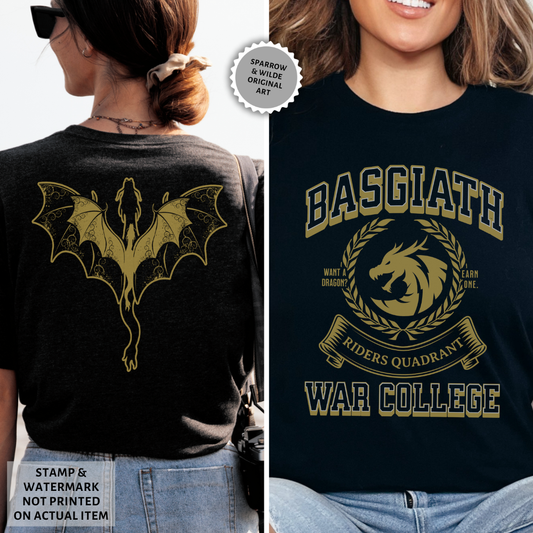 Basgiath - Back | Empyrean T-Shirt