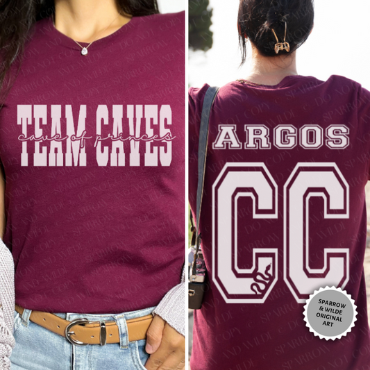 Wear Your Player - Team Caves - Argos | Crescent City T-Shirt