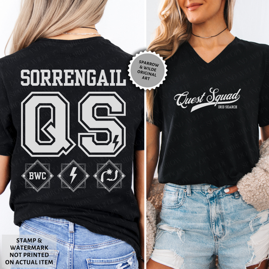 Quest Squad - Violet | Empyrean V-Neck