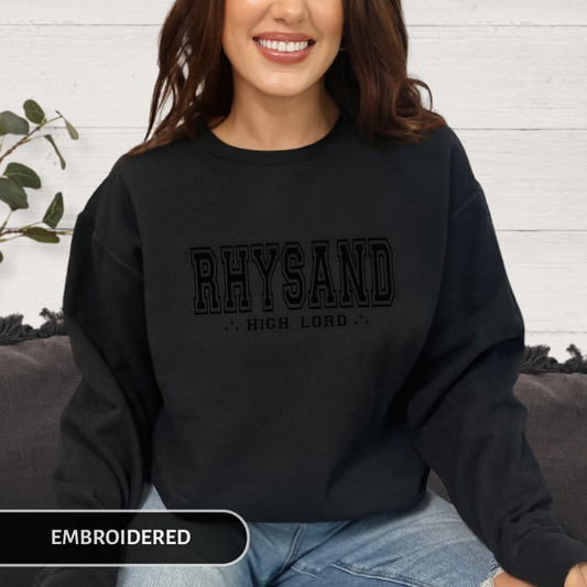 Rhysand | ACOTAR Embroidered Sweatshirt