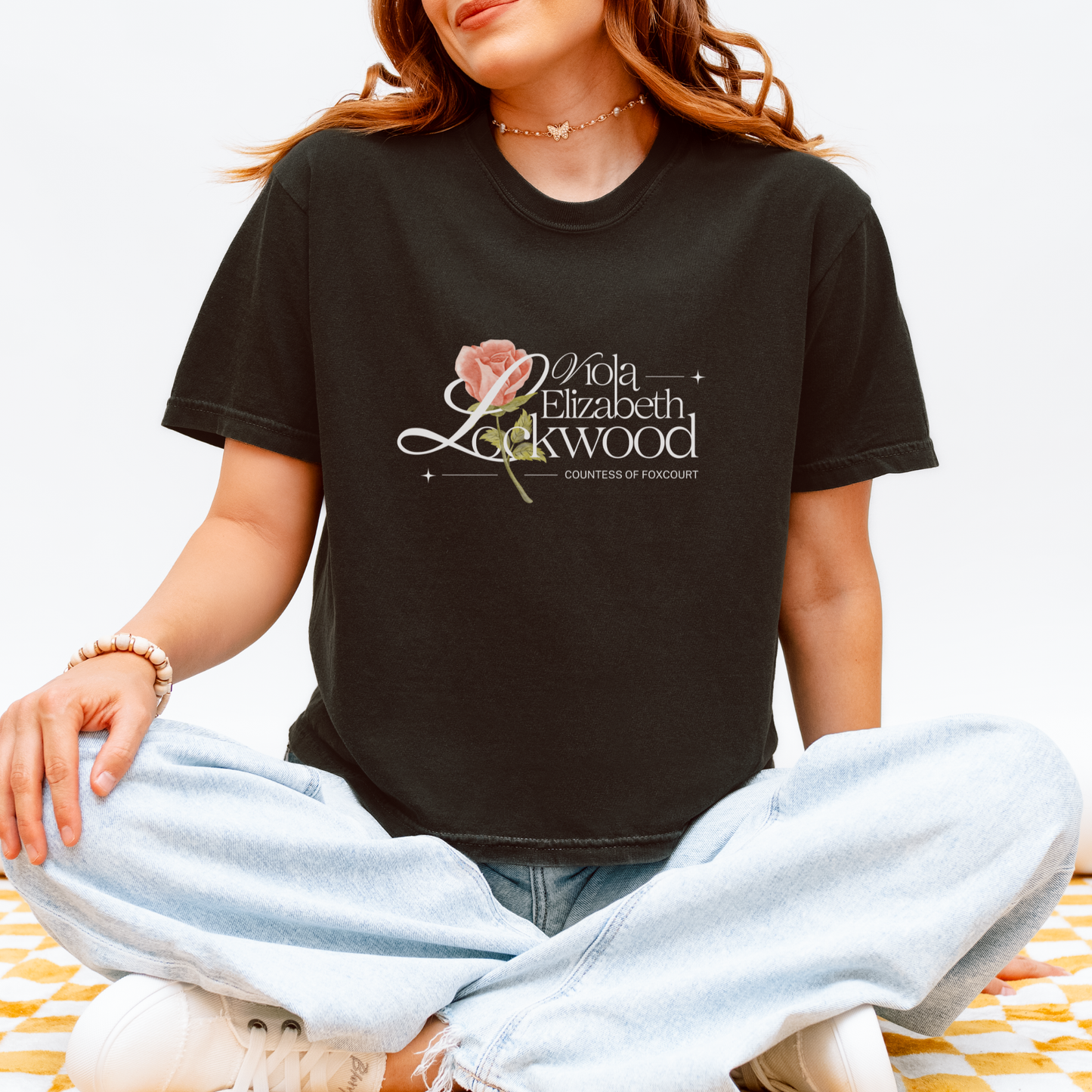 Viola | Immortal Rose Crop Top