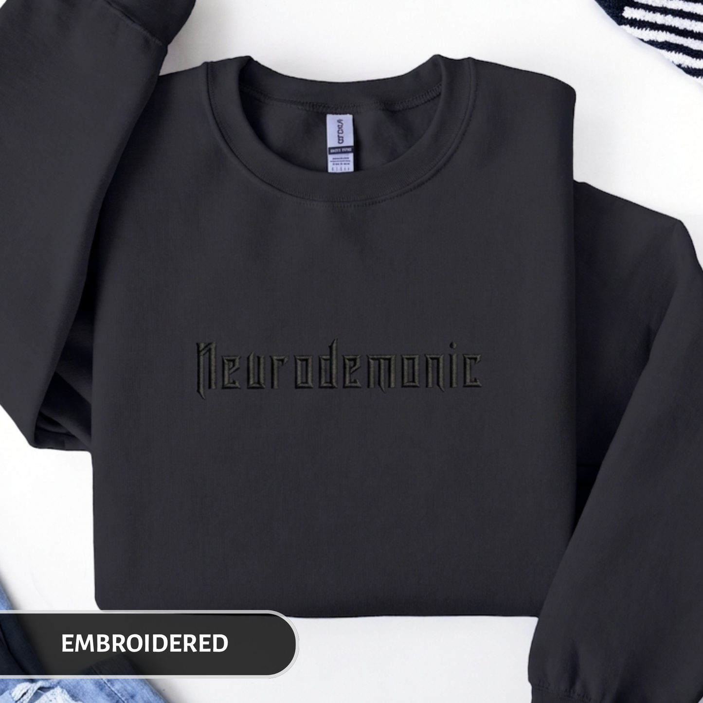 Neurodemonic | Embroidered Sweatshirt