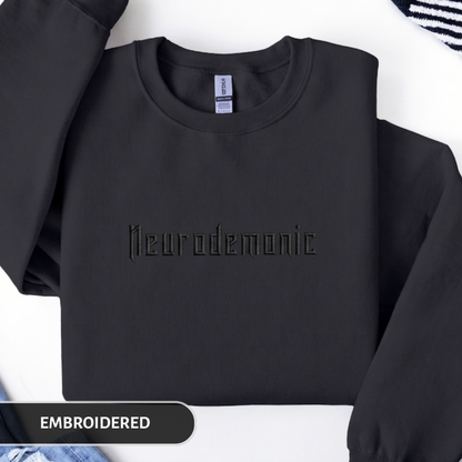 Neurodemonic | Embroidered Sweatshirt