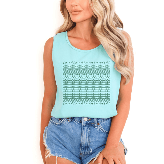 Well the Fuck Aware Hidden Message | Empyrean Tank Top