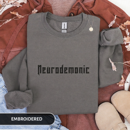 Neurodemonic | Embroidered Sweatshirt