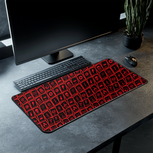 Stamps - Red | Kindred's Curse Desk Mat