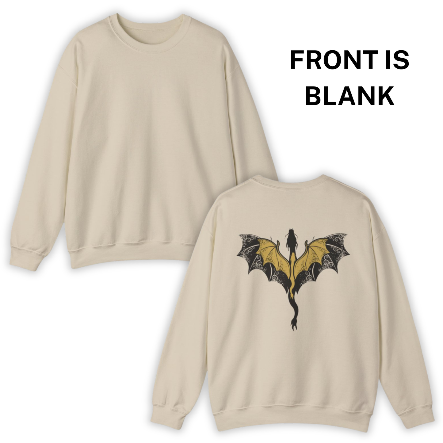 Basgiath Back Only Sweatshirt - XL - FINAL SALE
