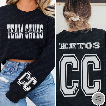 Wear Your Player - Team Caves - Ketos | Crescent City Sweatshirt