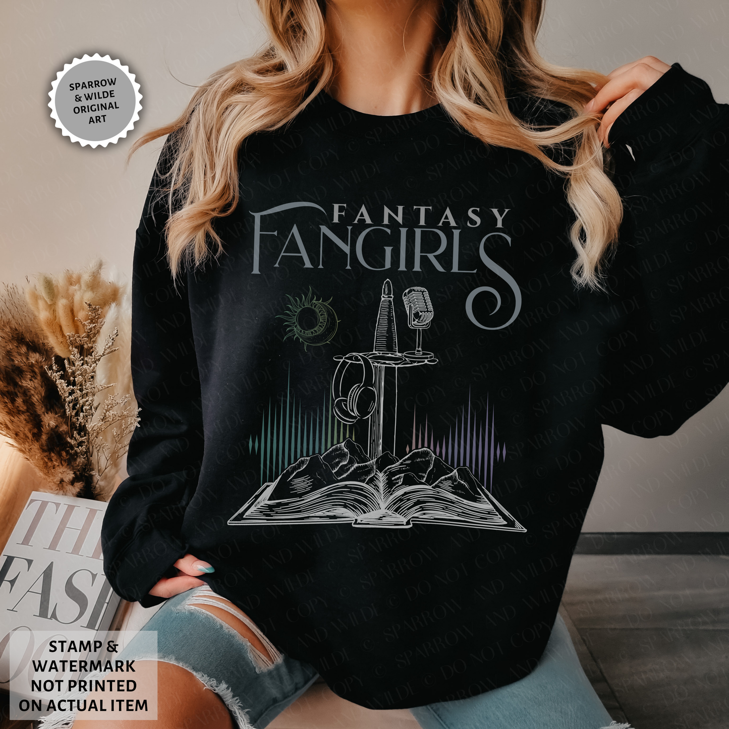 A Court of Mics and Headphones | Fantasy Fangirls Sweatshirt