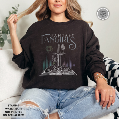 A Court of Mics and Headphones | Fantasy Fangirls Sweatshirt