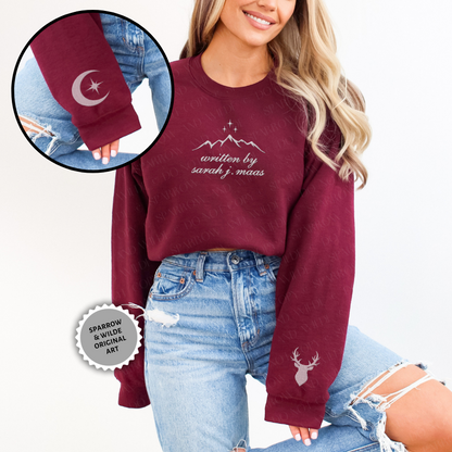 Written by Sarah J. Maas | Embroidered Sweatshirt