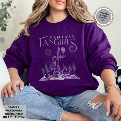 A Court of Mics and Headphones | Fantasy Fangirls Sweatshirt