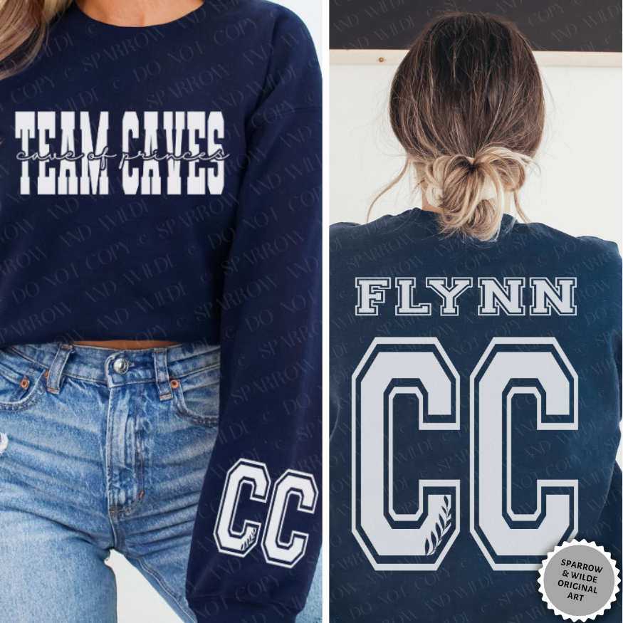 Wear Your Player - Team Caves - Flynn | Crescent City Sweatshirt