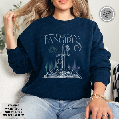 A Court of Mics and Headphones | Fantasy Fangirls Sweatshirt