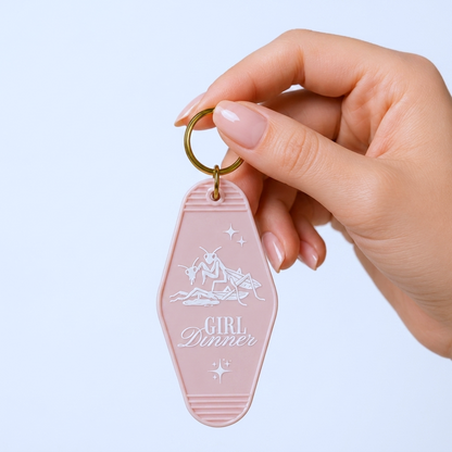 Girl Dinner | Motel Keychain