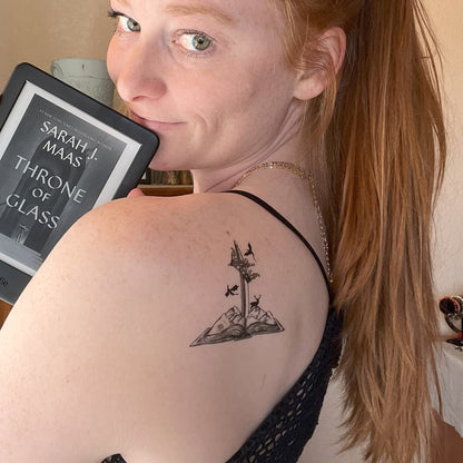 Throne of Glass Temporary Tattoos