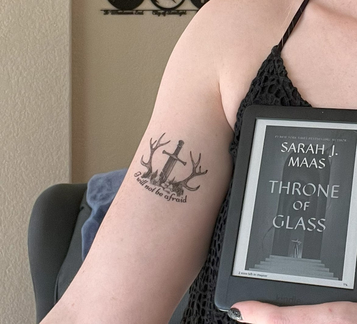 Throne of Glass Temporary Tattoos