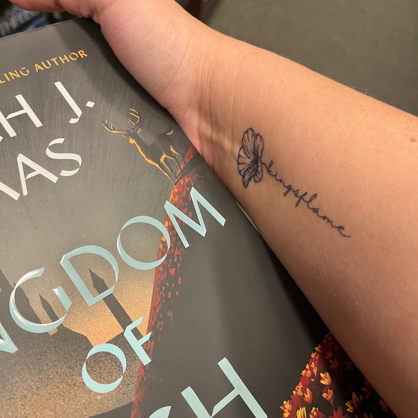 Kingsflame | Throne of Glass Semi-Permanent Tattoo