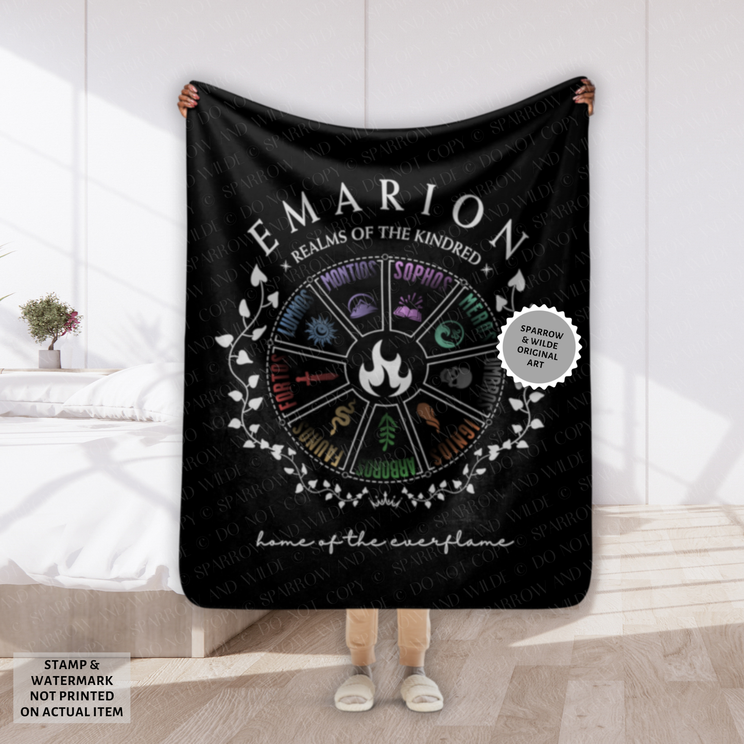 Emarion | Kindred's Curse Sherpa Blanket