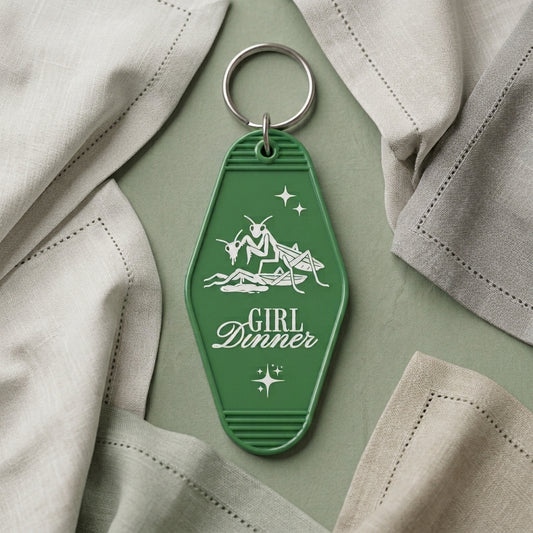 Girl Dinner | Motel Keychain
