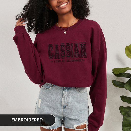 Cassian | ACOTAR Embroidered Sweatshirt