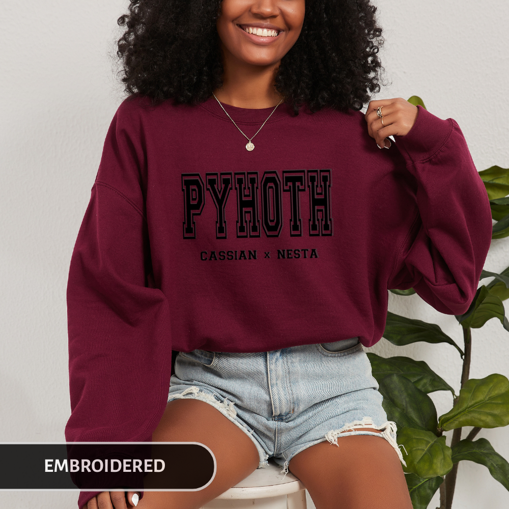 PYHOTH | ACOTAR Embroidered Sweatshirt