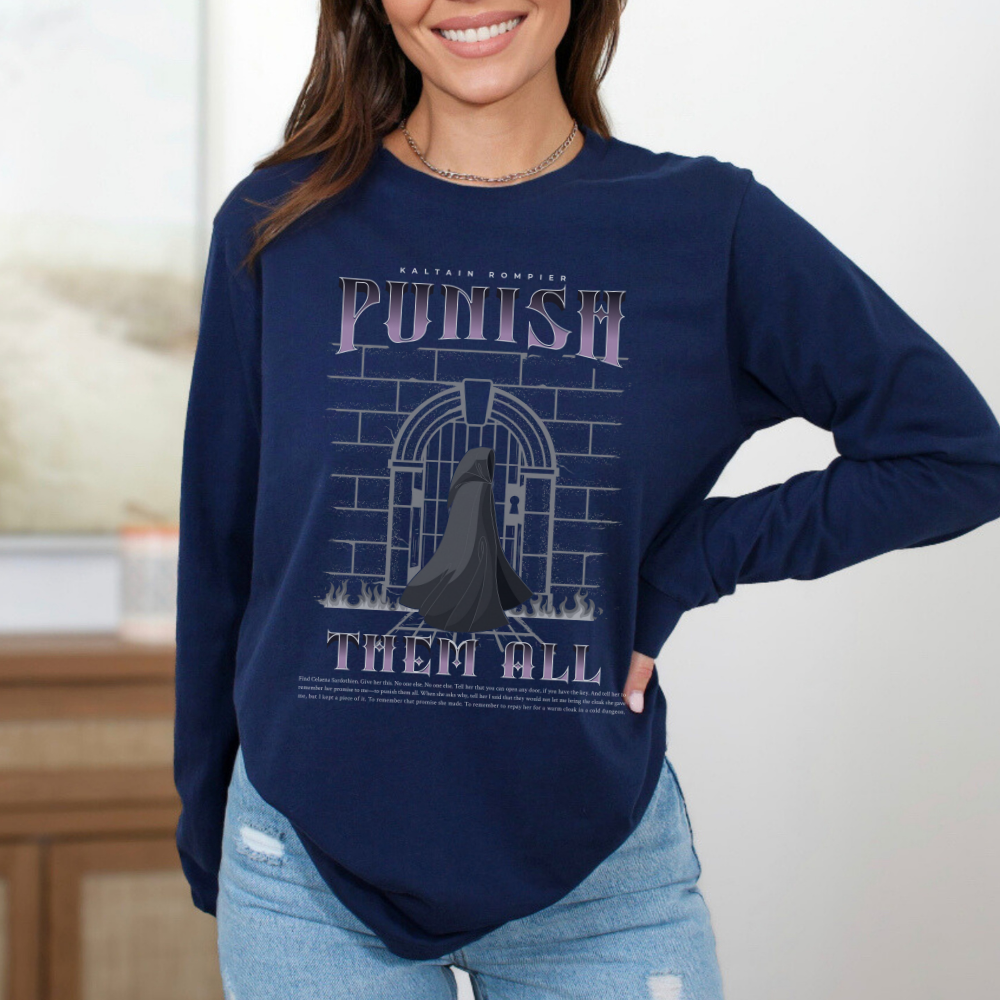Punish Them All | Throne of Glass Long Sleeve Tee