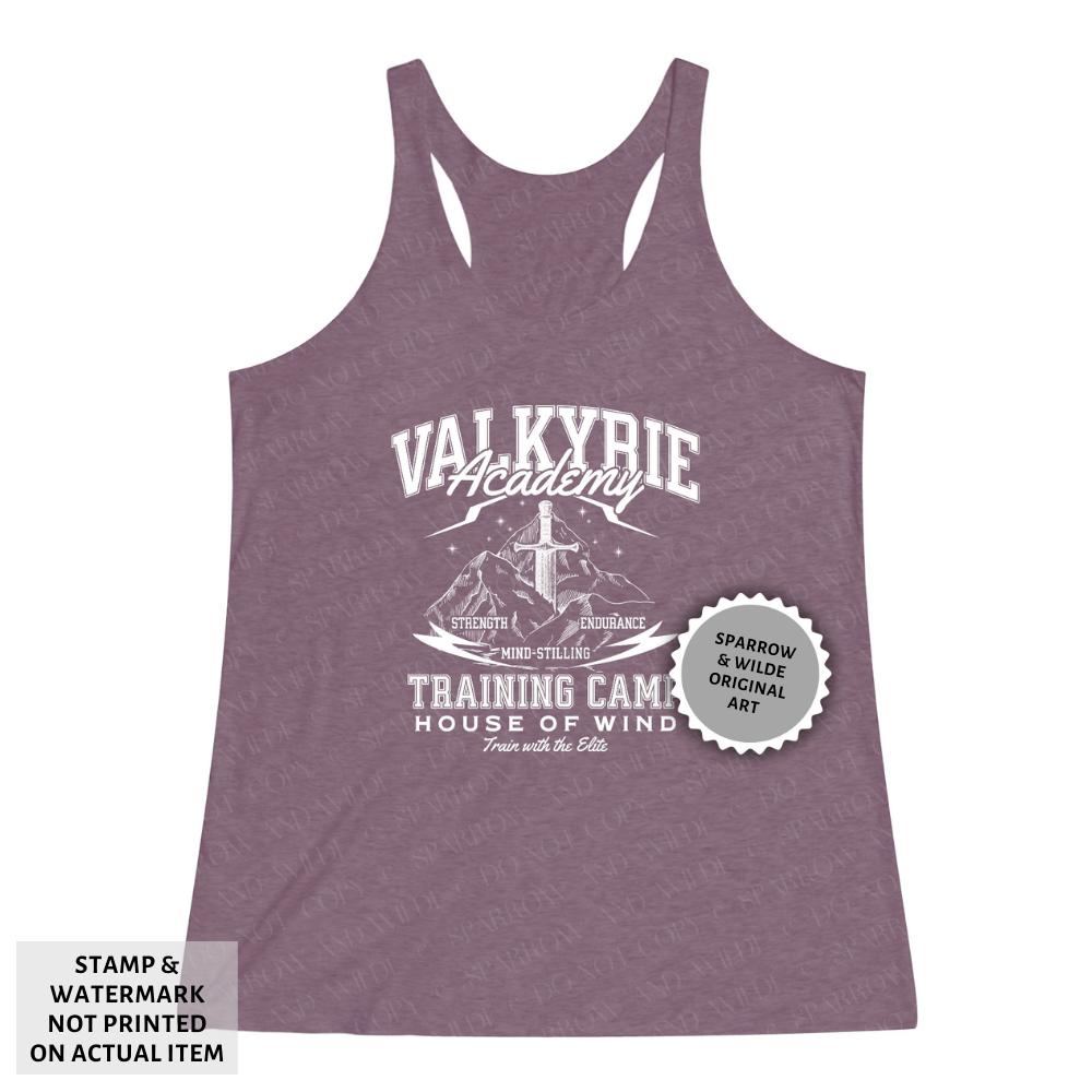 Valkyrie Academy | ACOTAR Tri-Blend Racerback Tank