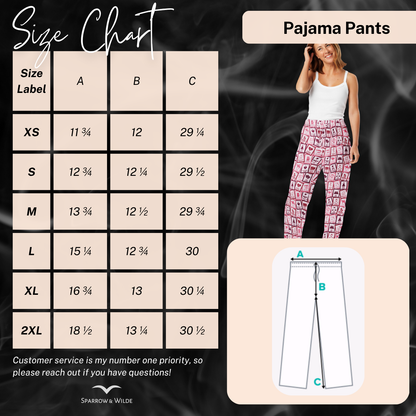 Stamps - Red | Kindred's Curse Pajama Pants