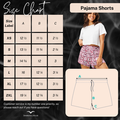 Stamps - Red | Kindred's Curse Pajama Shorts