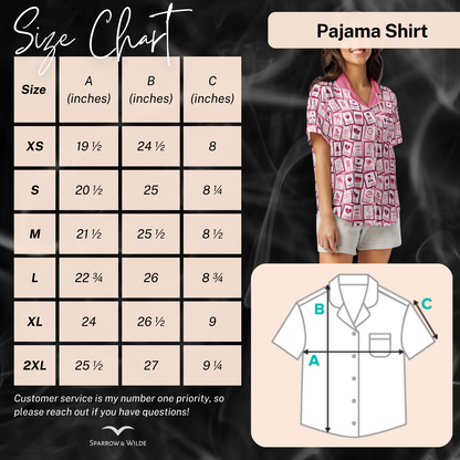 Stamps - Red | Kindred's Curse Pajama Top