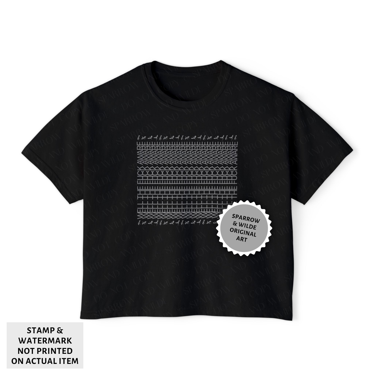 Well the Fuck Aware Hidden Message | Empyrean Crop Top