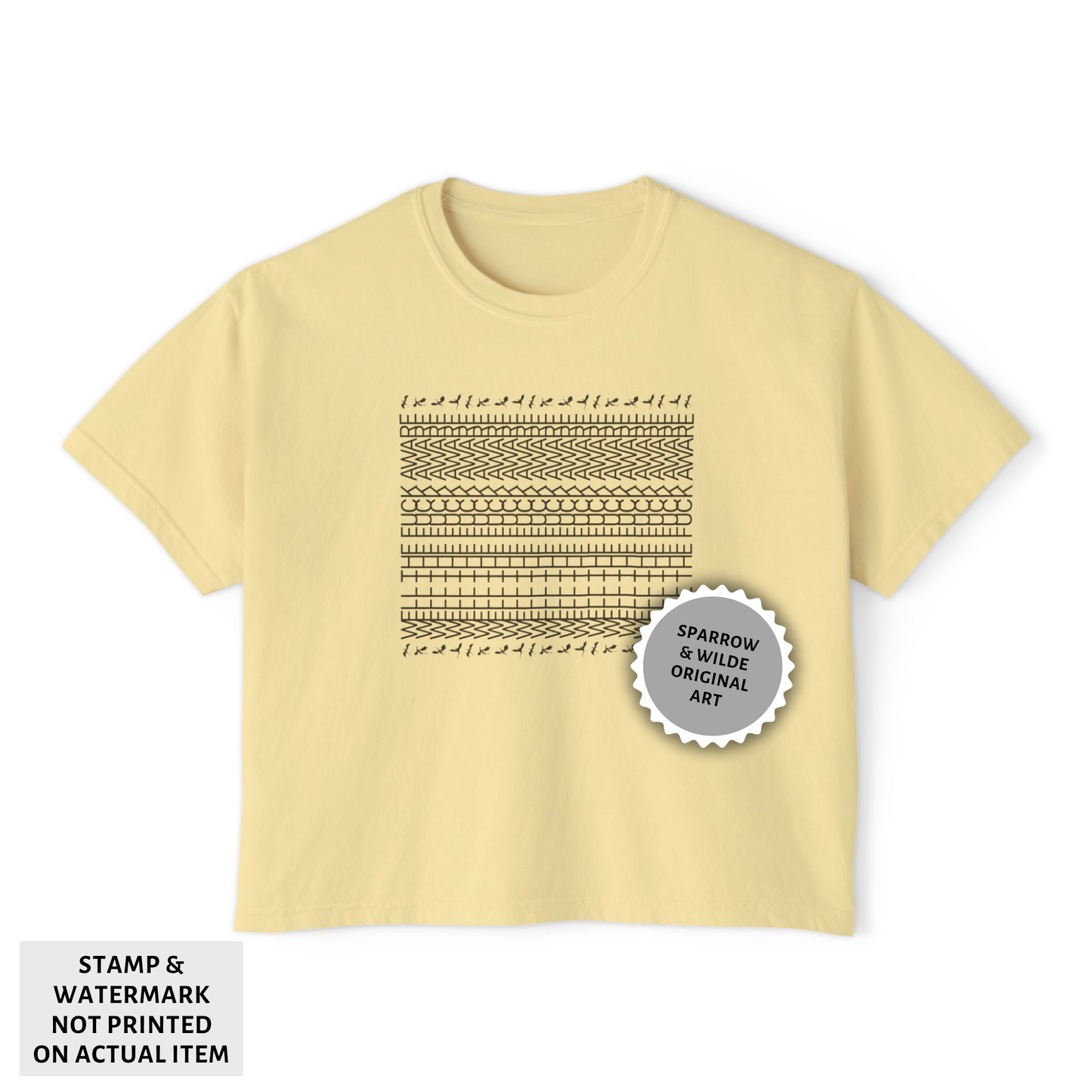 Well the Fuck Aware Hidden Message | Empyrean Crop Top