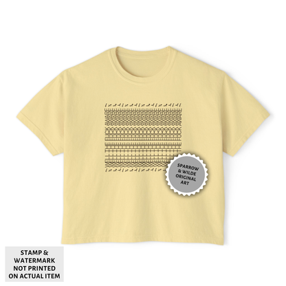 Well the Fuck Aware Hidden Message | Empyrean Crop Top